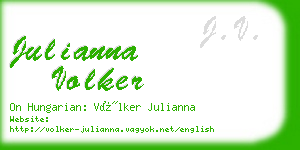 julianna volker business card